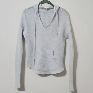 Joie Powder Blue Cashmere Lightweight Hooded Sweater XS